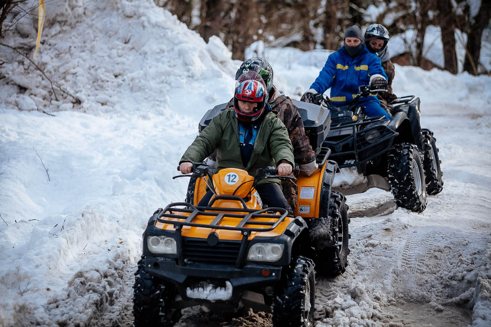 катание на квадроциклах